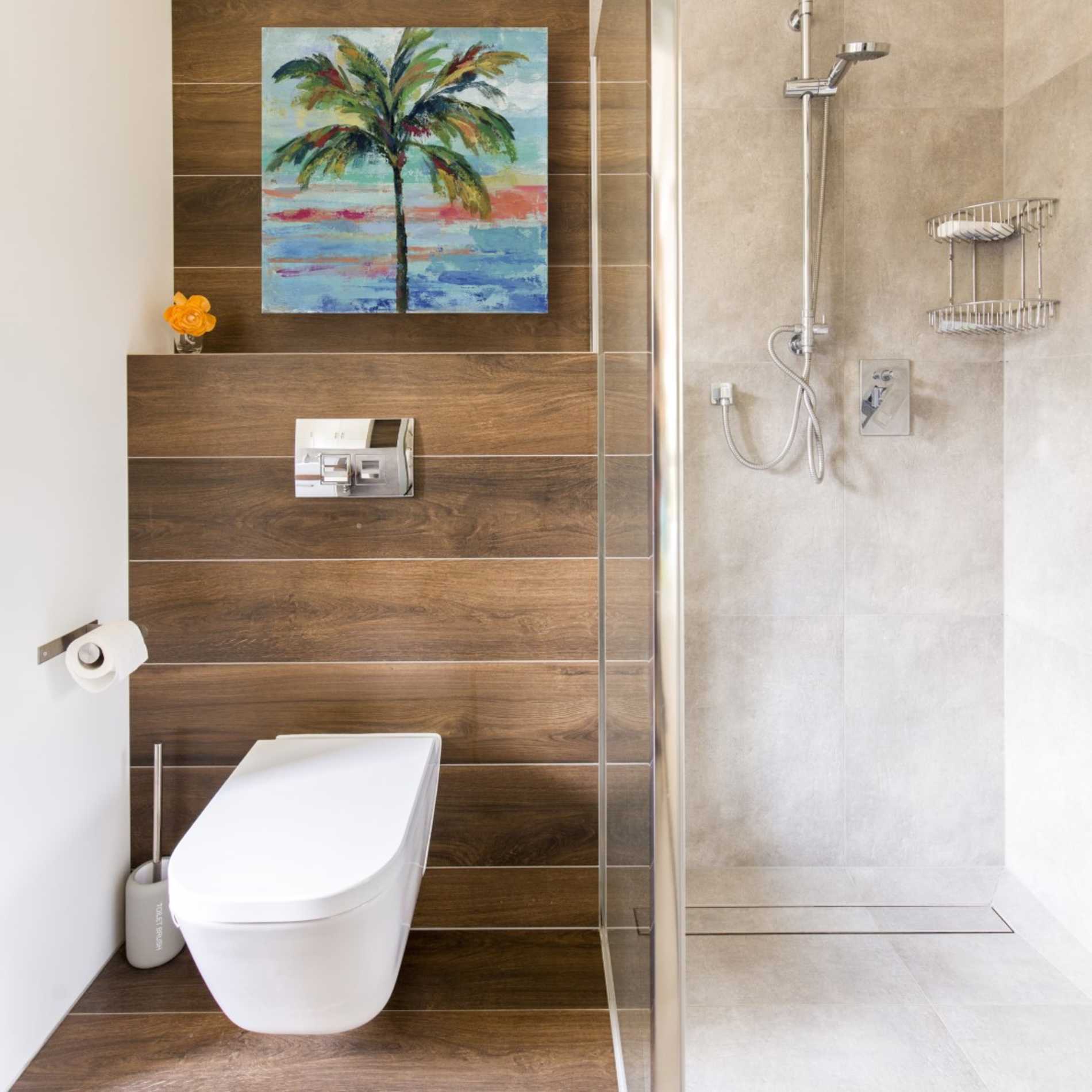 'California Palm II' by Silvia Vassileva, Canvas Wall Art,18 x 18