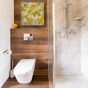 'Golden Bloom II' by Silvia Vassileva, Canvas Wall Art,18 x 18