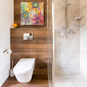'Abstracted Petals I' by Silvia Vassileva, Canvas Wall Art,18 x 18