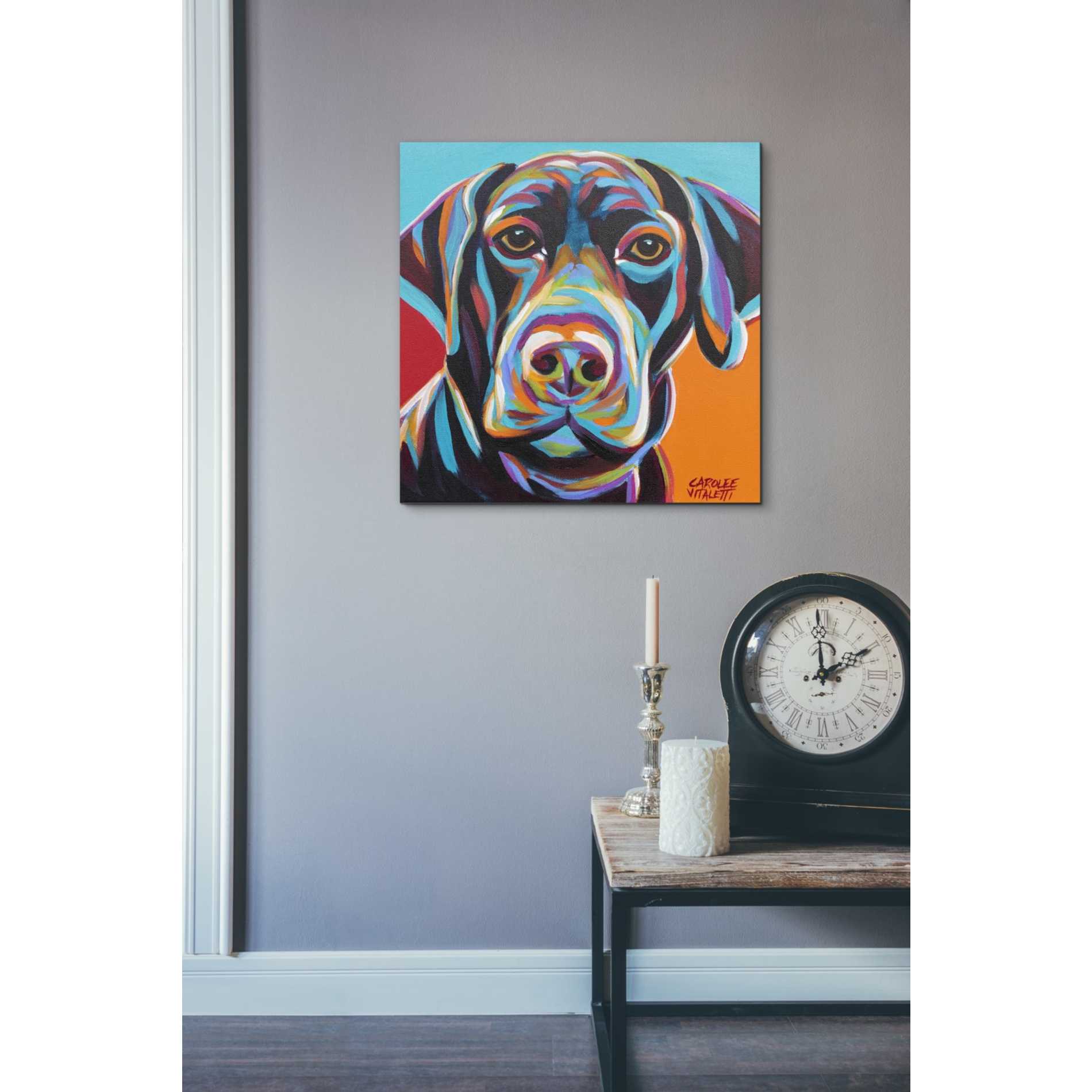 'Dog Friend II' by Carolee Vitaletti, Giclee Canvas Wall Art