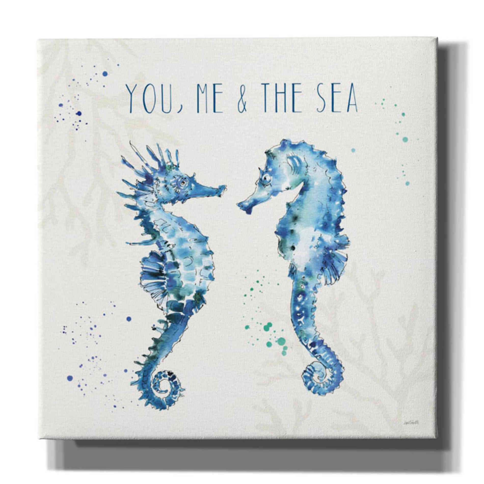 'Deep Sea III' by Anne Tavoletti, Canvas Wall Art,18 x 18