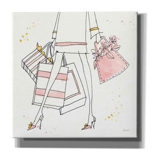 'Fashion Feet II' by Anne Tavoletti, Canvas Wall Art,18 x 18
