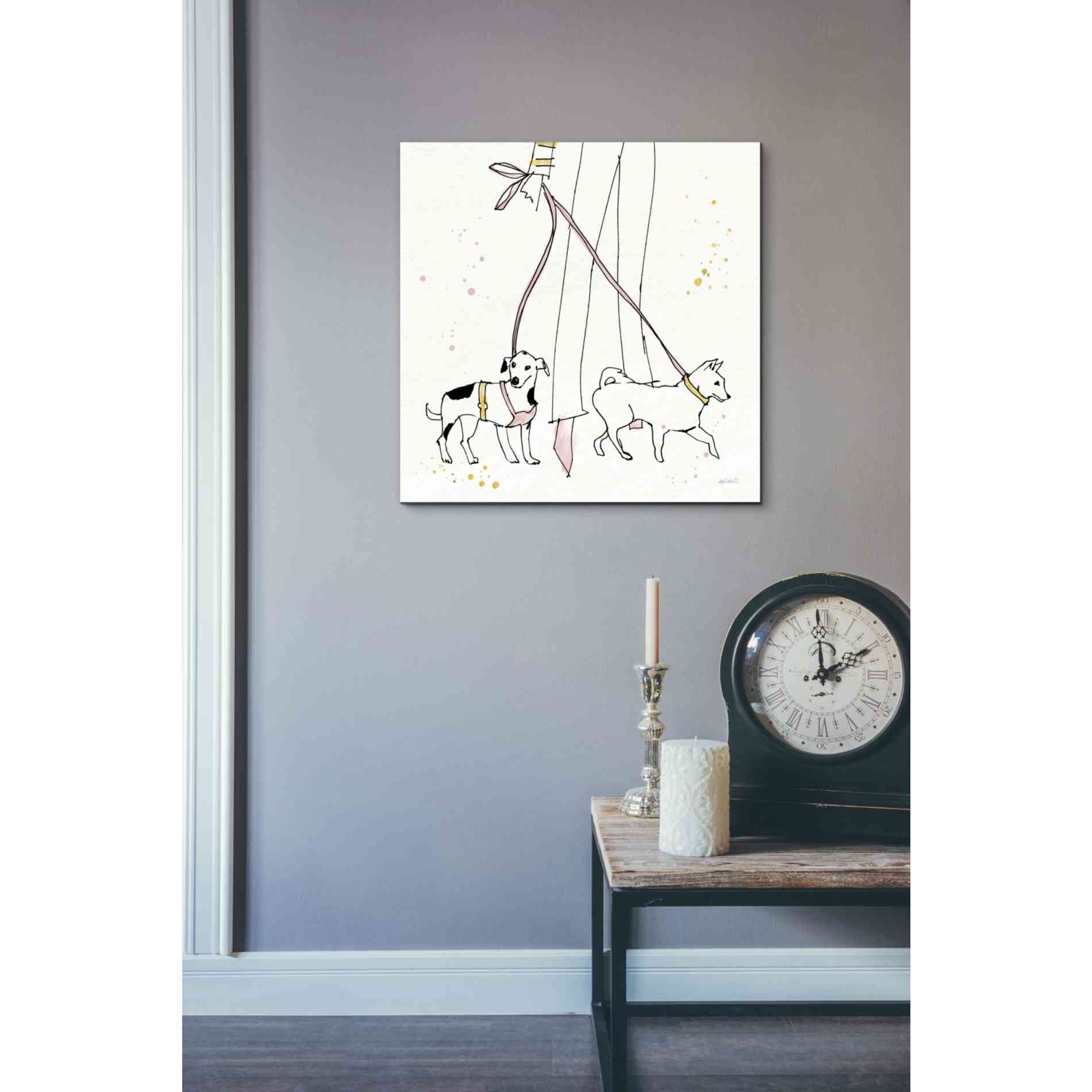 'Fashion Feet III' by Anne Tavoletti, Canvas Wall Art,18 x 18