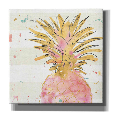 Image of 'Flamingo Fever V' by Anne Tavoletti, Canvas Wall Art,18 x 18