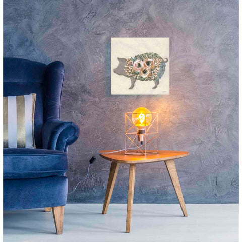 Image of 'Alice the Pig' by Michele Norman, Canvas Wall Art,18 x 18
