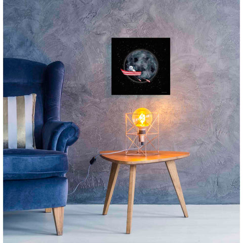 Image of 'Sail to the Moon' by Rachel Nieman, Canvas Wall Art,18 x 18