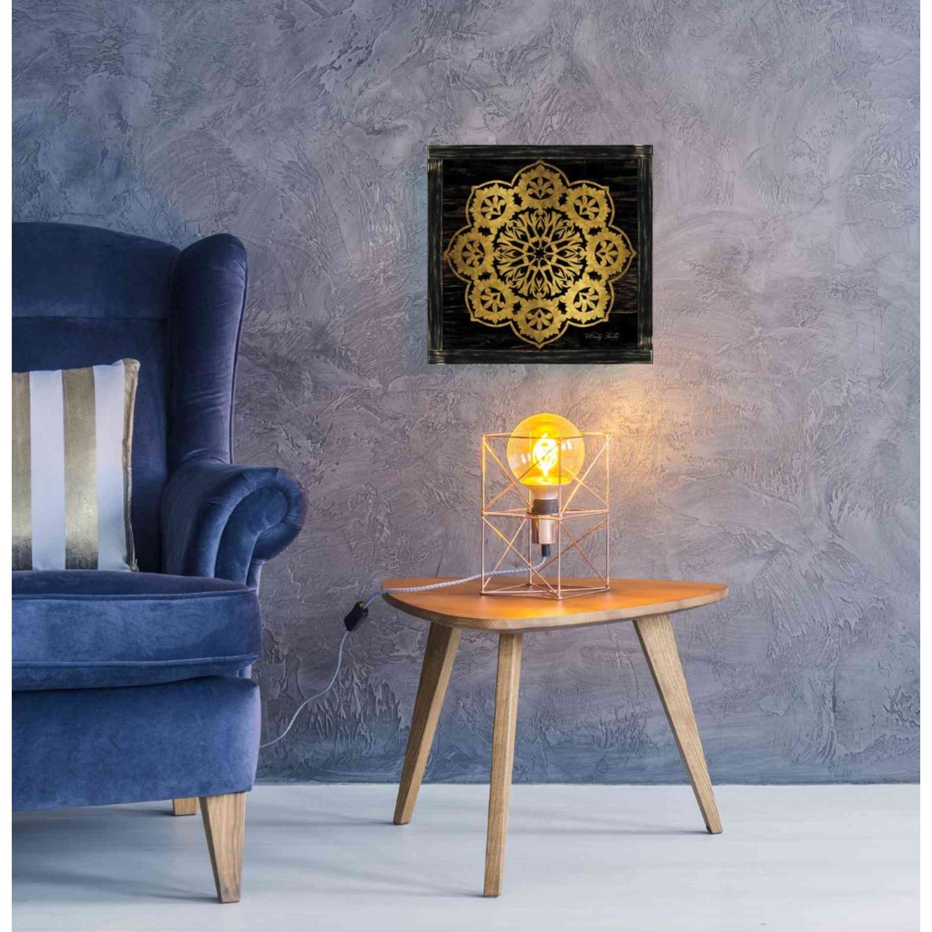 'Gold Mandala I' by Cindy Jacobs, Giclee Canvas Wall Art