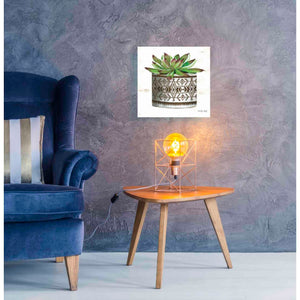 'Mud Cloth Vase VI' by Cindy Jacobs, Giclee Canvas Wall Art