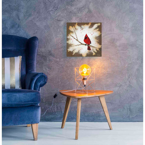 Image of 'Weathered Friends - Cardinal' by Britt Hallowell, Canvas Wall Art,18 x 18