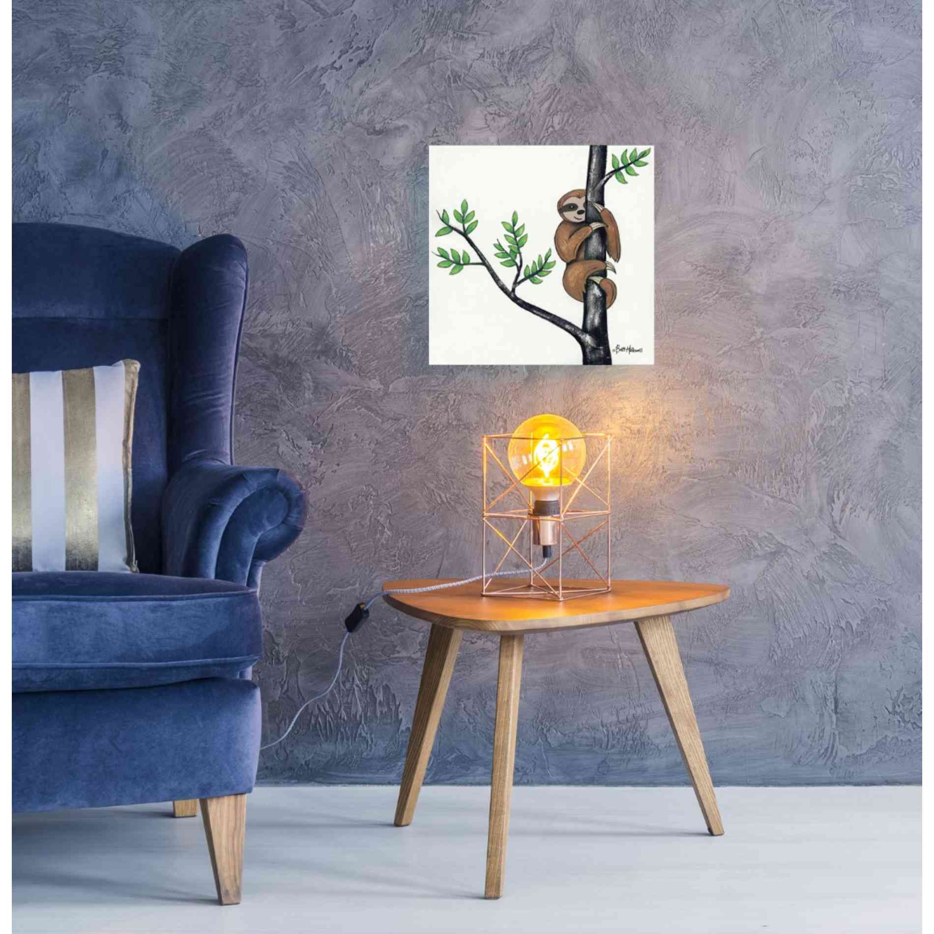 'Slo-Mo Fun I' by Britt Hallowell, Canvas Wall Art,18 x 18