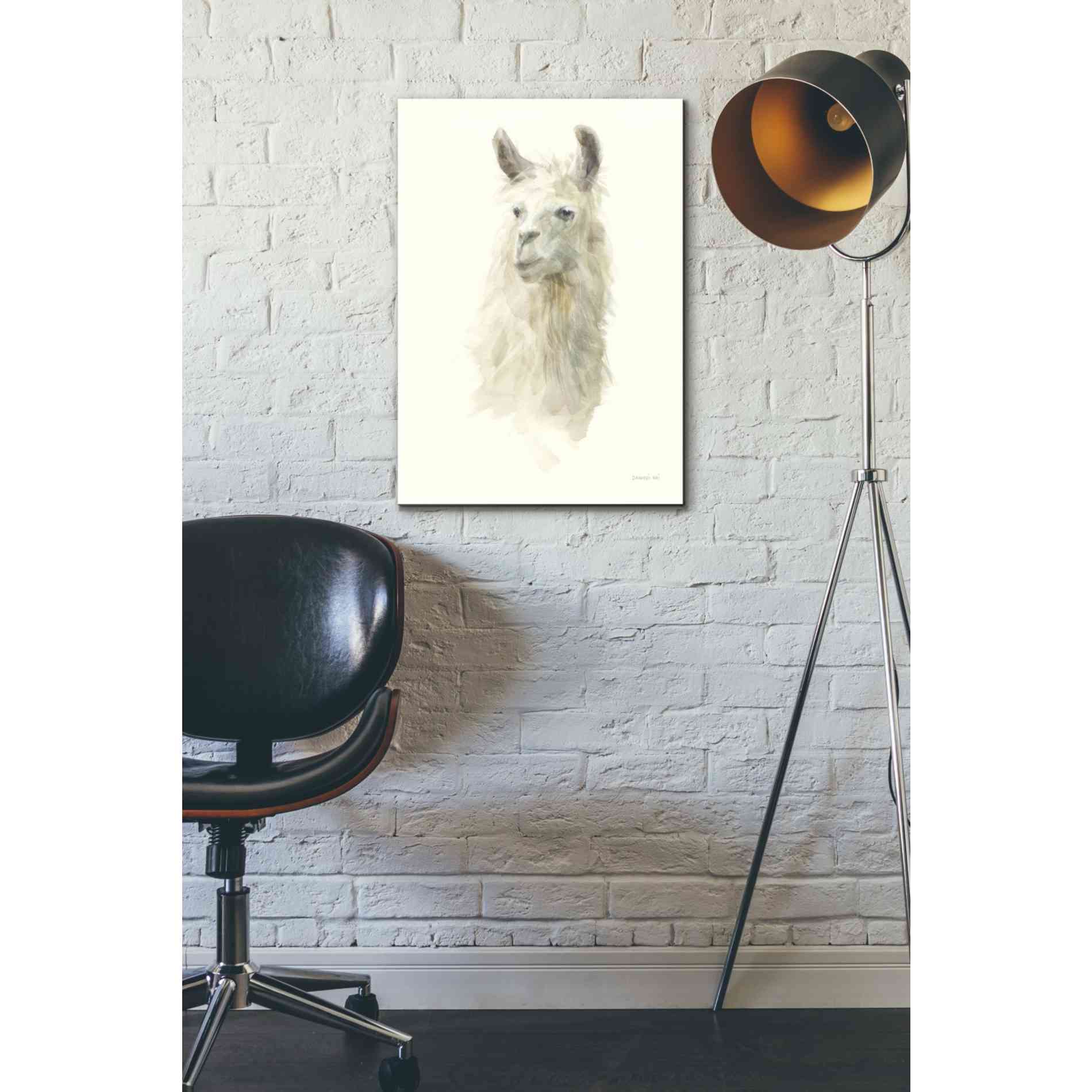 'Classic Llamas II' by Danhui Nai, Canvas Wall Art,18 x 26