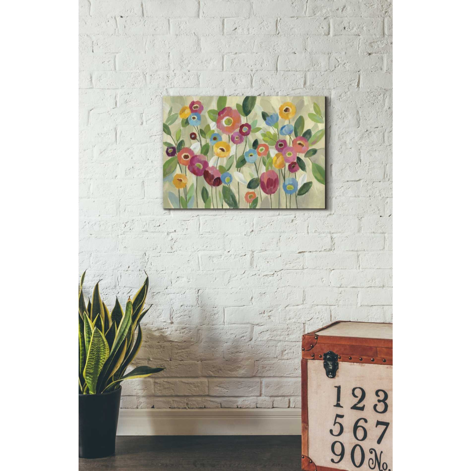 'Fairy Tale Flowers V' by Silvia Vassileva, Canvas Wall Art,26 x 18