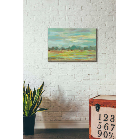 Image of 'Teal Forest' by Silvia Vassileva, Canvas Wall Art,26 x 18
