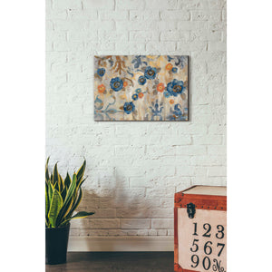 'Flowers and Fragments' by Silvia Vassileva, Canvas Wall Art,26 x 18