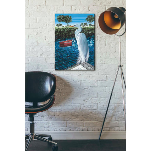Image of 'Peaceful Heron II' by Carolee Vitaletti, Giclee Canvas Wall Art
