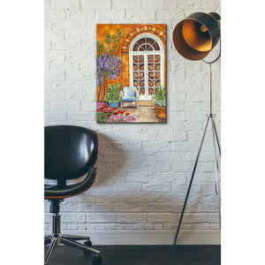 'Tuscan Veranda I' by Carolee Vitaletti, Giclee Canvas Wall Art
