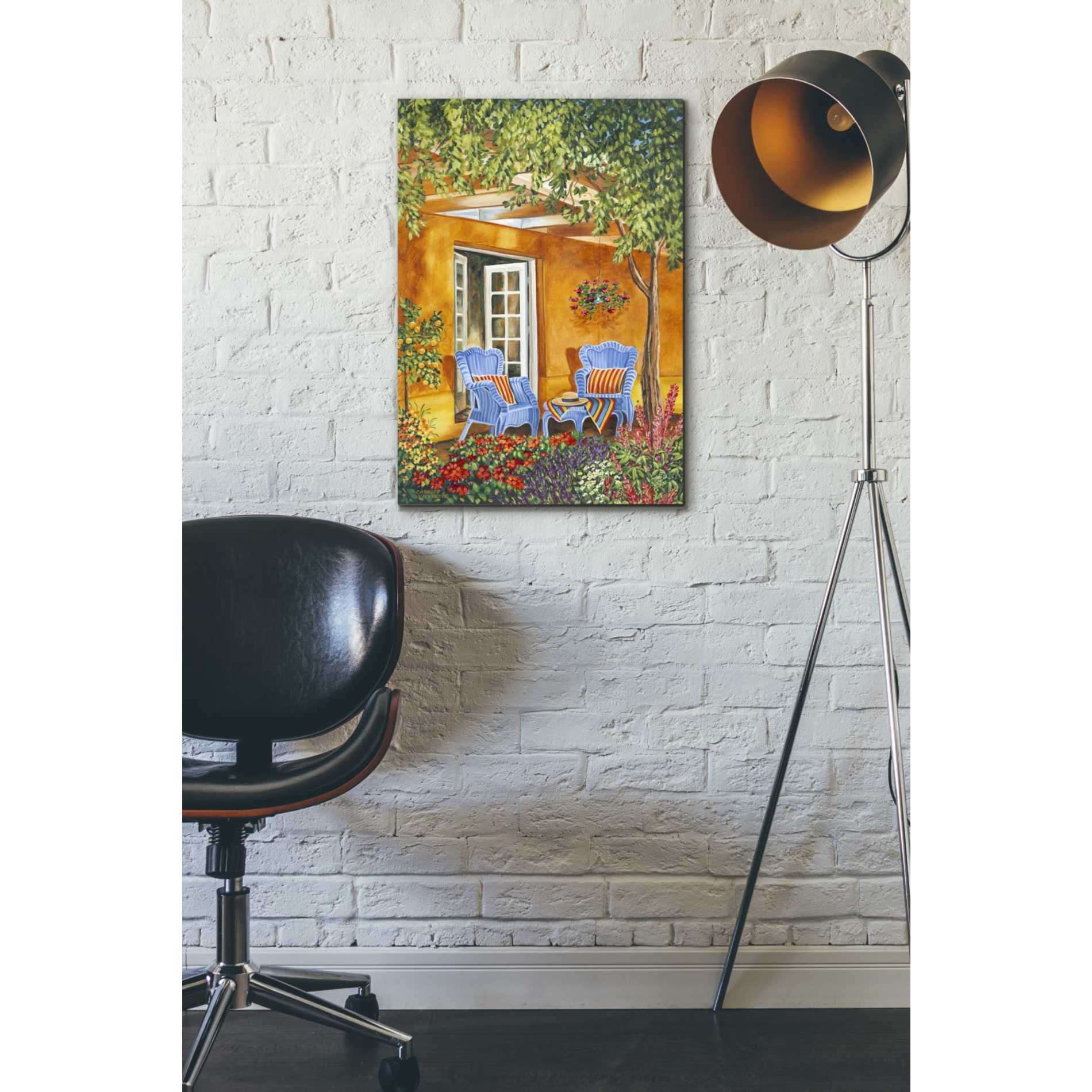 'Tuscan Veranda II' by Carolee Vitaletti, Giclee Canvas Wall Art