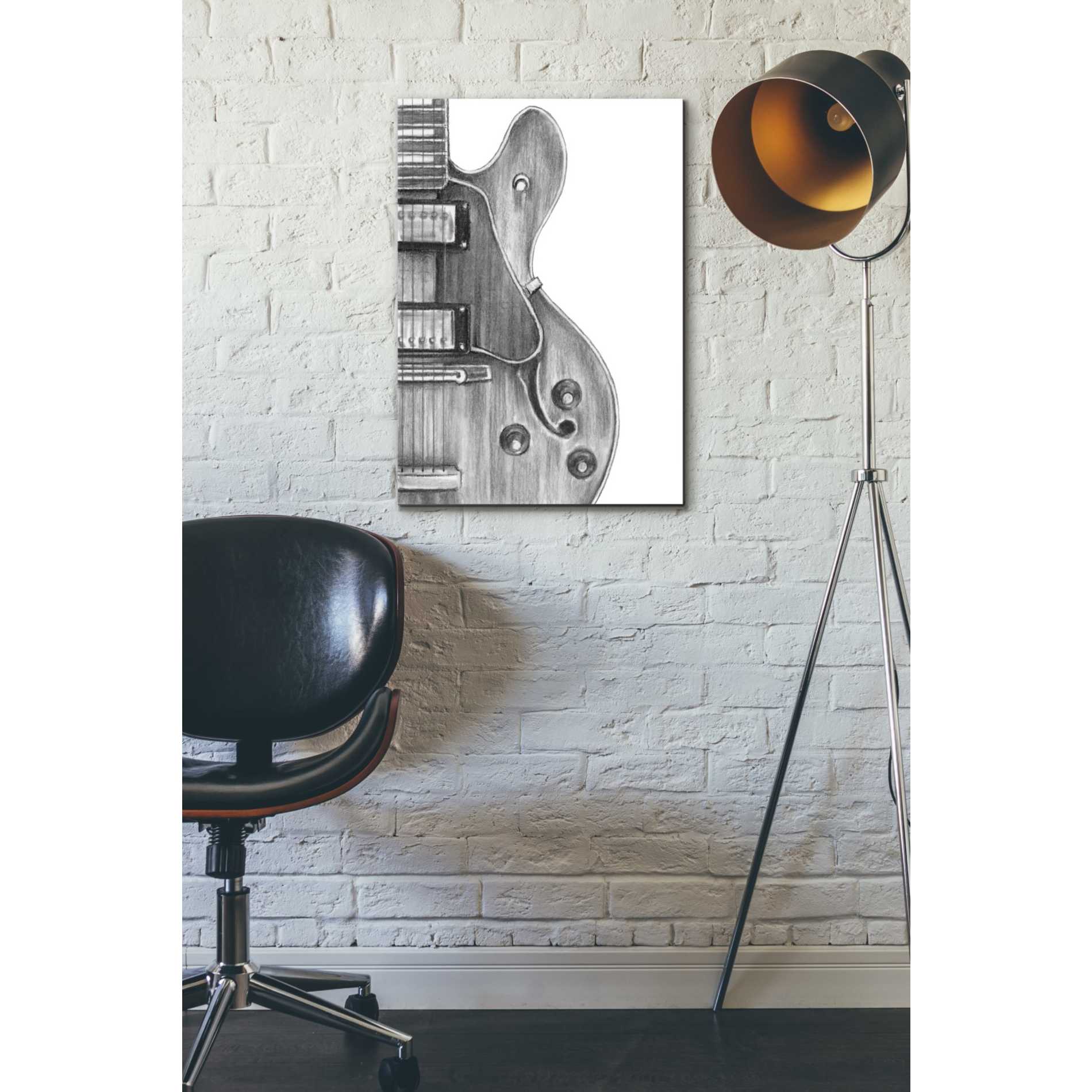 'Stringed Instrument Study IV' by Ethan Harper Canvas Wall Art,18 x 26