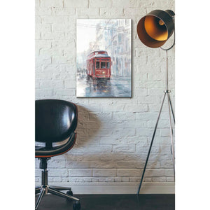 'Watercolor Streetcar Study II' by Ethan Harper Canvas Wall Art,18 x 26