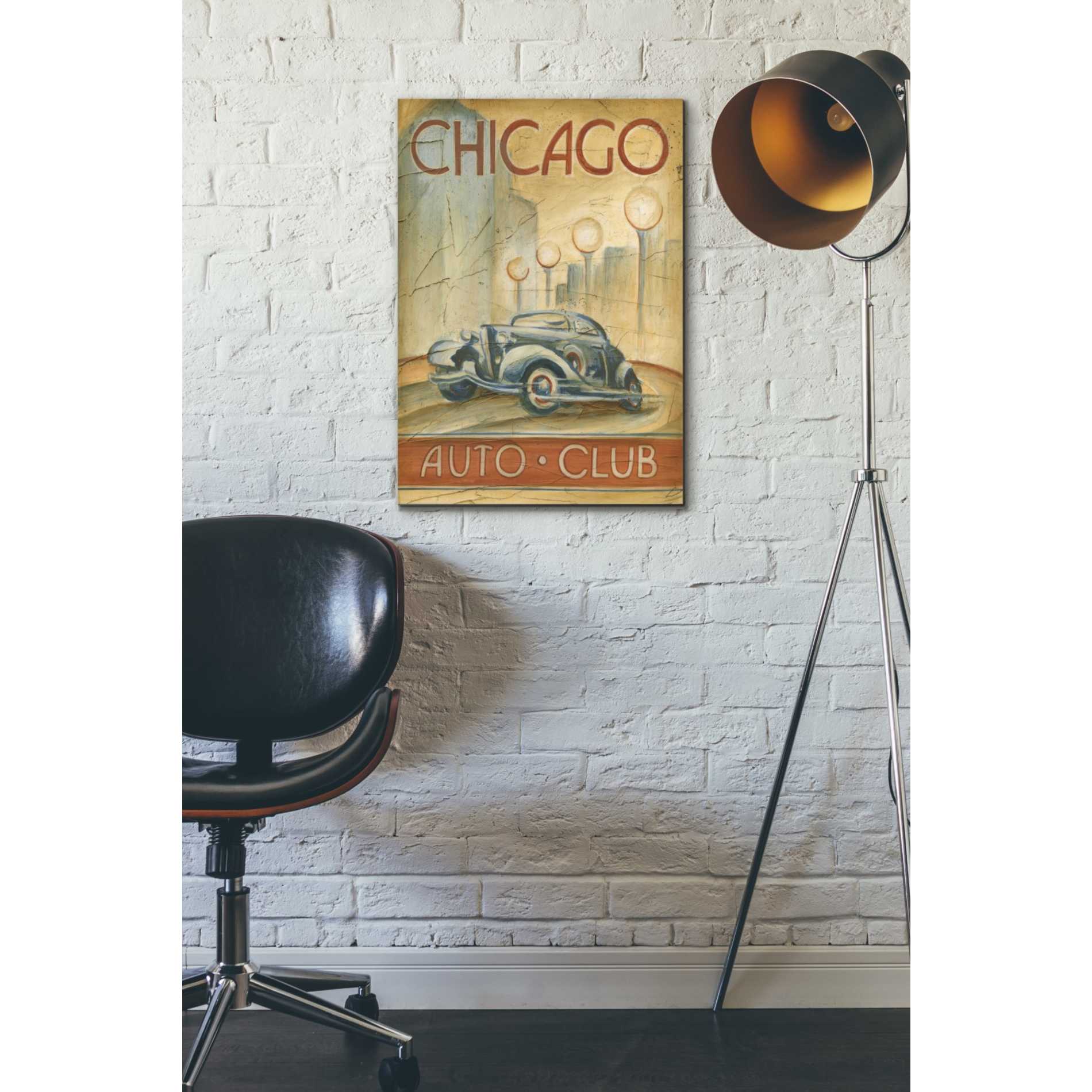'Chicago Auto Club' by Ethan Harper Canvas Wall Art,18 x 26