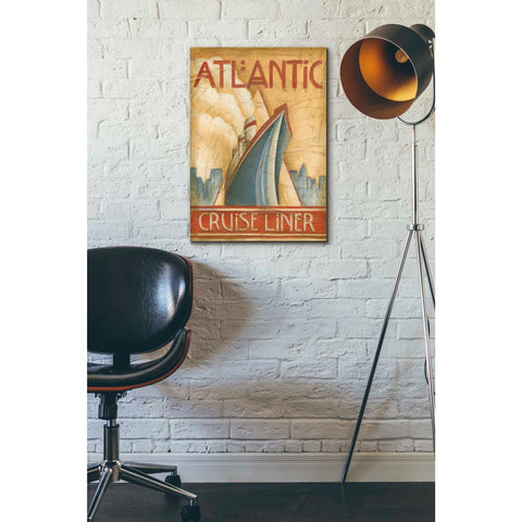 Image of 'Atlantic Cruise Liner' by Ethan Harper Canvas Wall Art,18 x 26