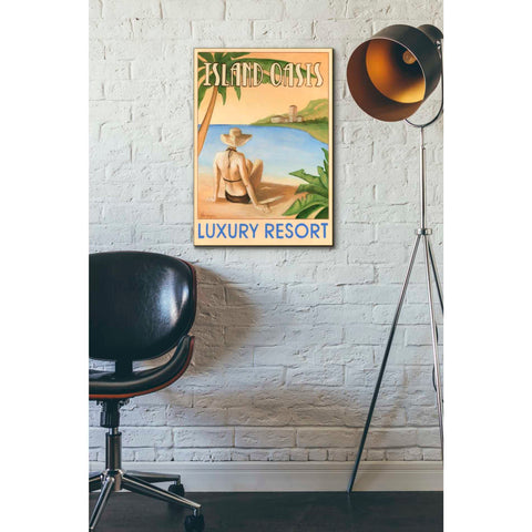 Image of 'Island Oasis' by Ethan Harper Canvas Wall Art,18 x 26