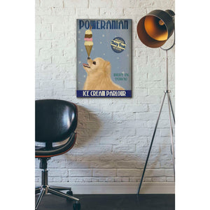 'Pomeranian Ice Cream,' by Fab Funky, Giclee Canvas Wall Art