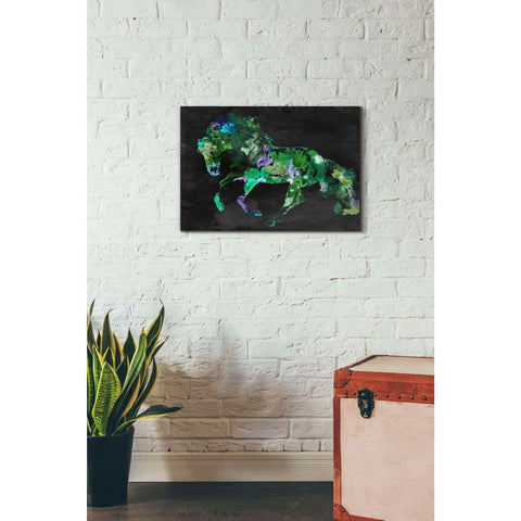 Image of 'Beautiful Floral Horse 2-3' by Irena Orlov, Canvas Wall Art,26 x 18