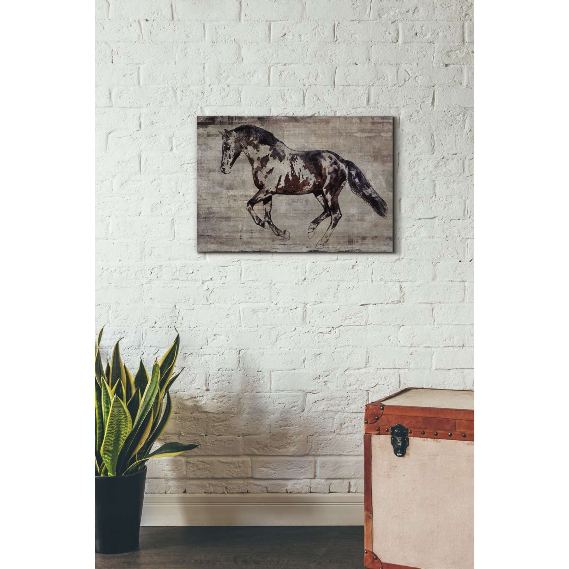 'Trakehner Horse 2' by Irena Orlov, Canvas Wall Art,26 x 18