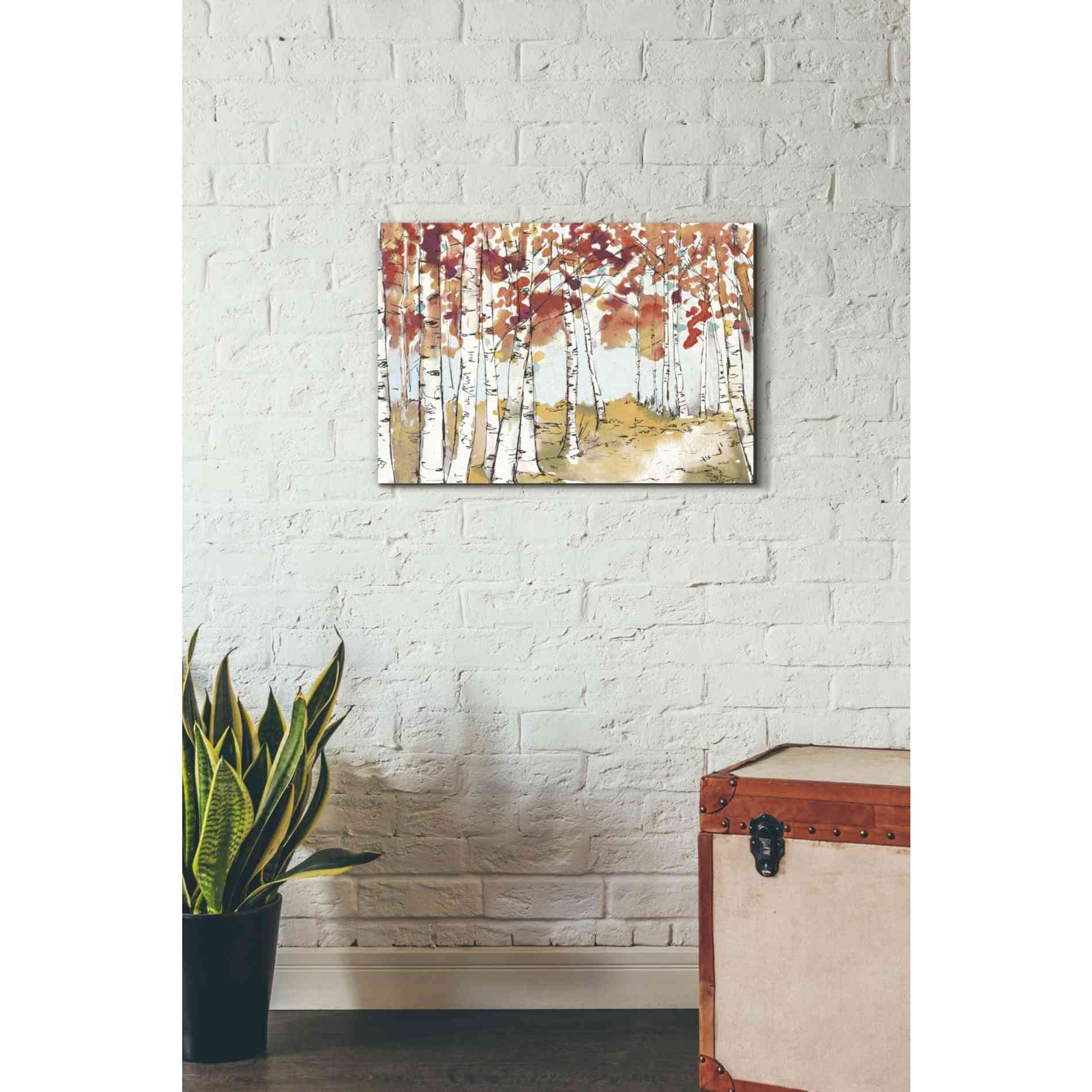 'Festive Foliage X' by Anne Tavoletti, Canvas Wall Art,26 x 18