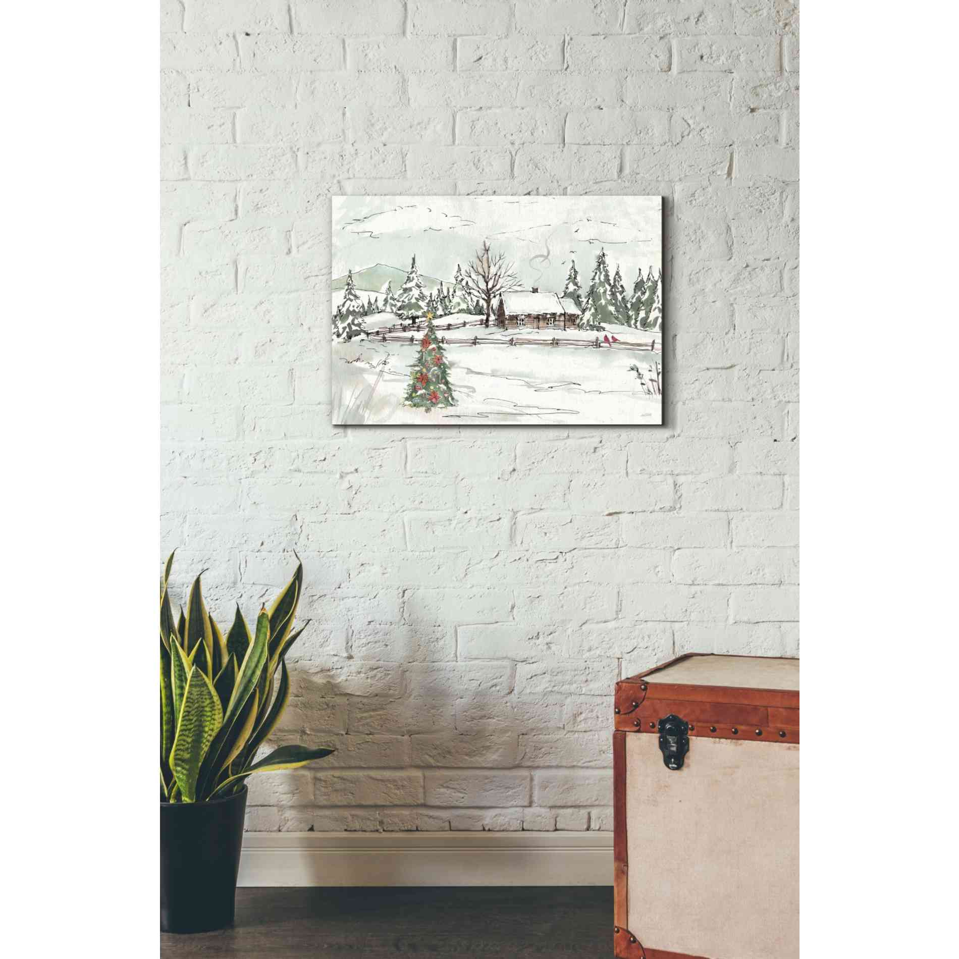 'Seasonal Charm X' by Anne Tavoletti, Canvas Wall Art,26 x 18