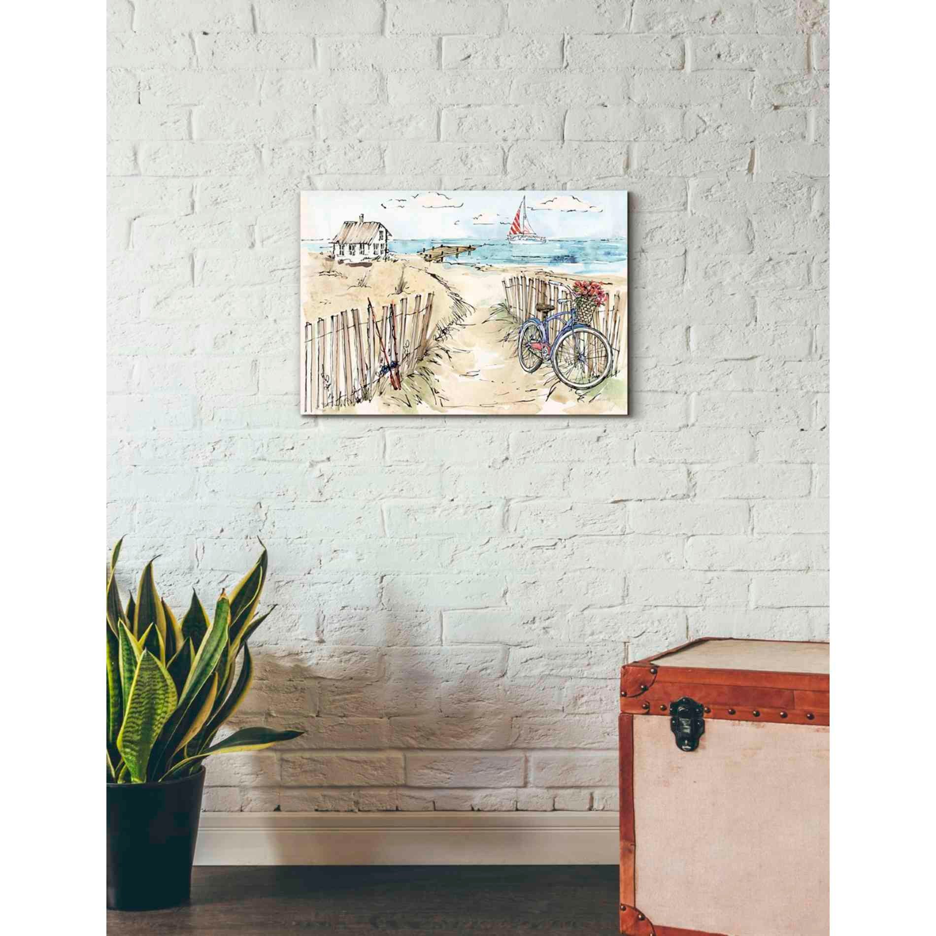'Coastal Catch V' by Anne Tavoletti, Canvas Wall Art,26 x 18