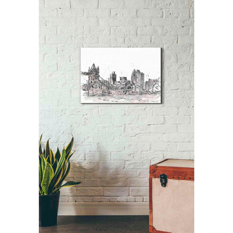 Image of 'Skyline Sketches IV' by Anne Tavoletti, Canvas Wall Art,26 x 18