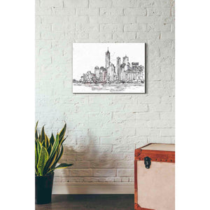 'Skyline Sketches I' by Anne Tavoletti, Canvas Wall Art,26 x 18