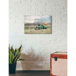 'Hay for Sale' by Lori Deiter, Canvas Wall Art,26 x 18