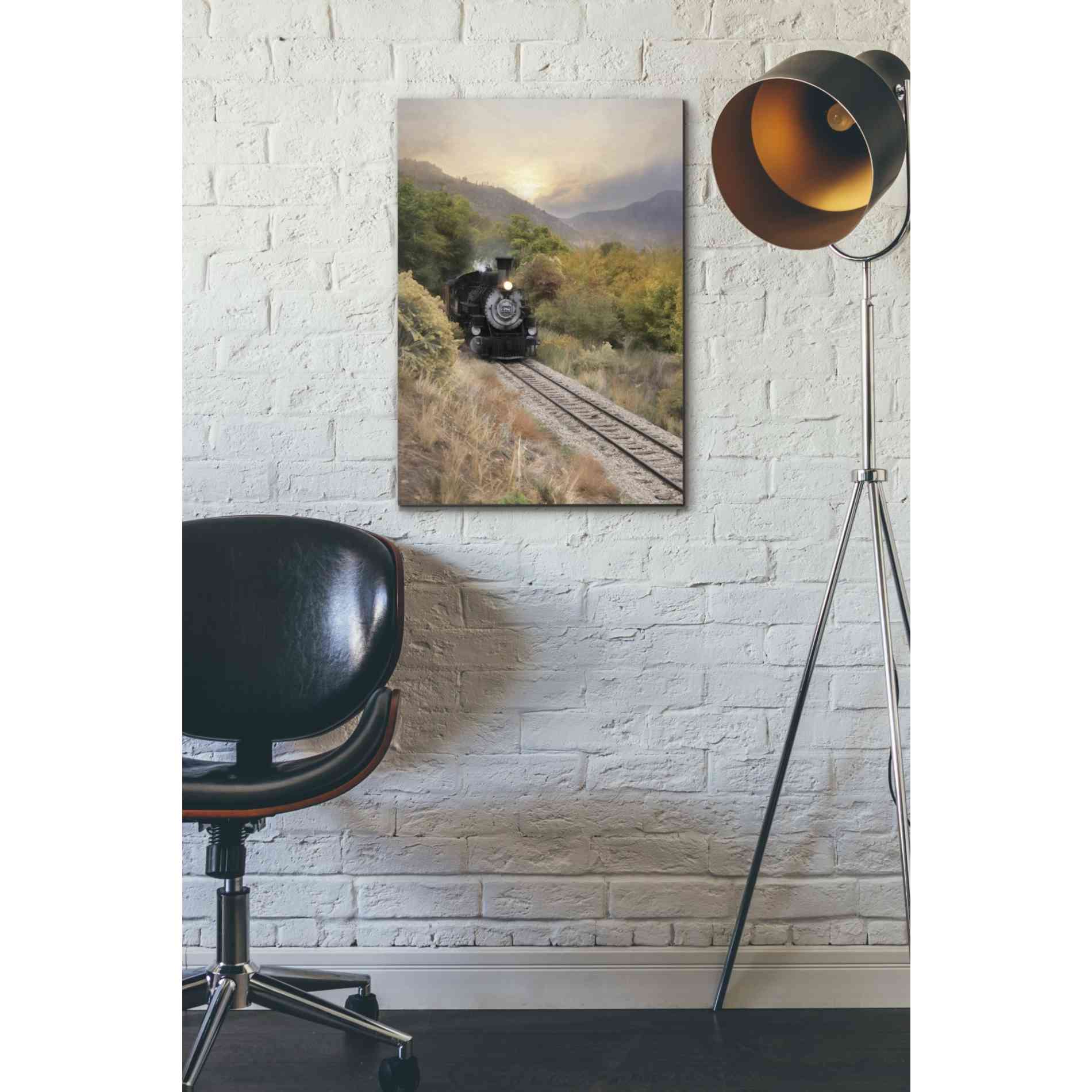 'Durango Train at Sunset' by Lori Deiter, Canvas Wall Art,18 x 26