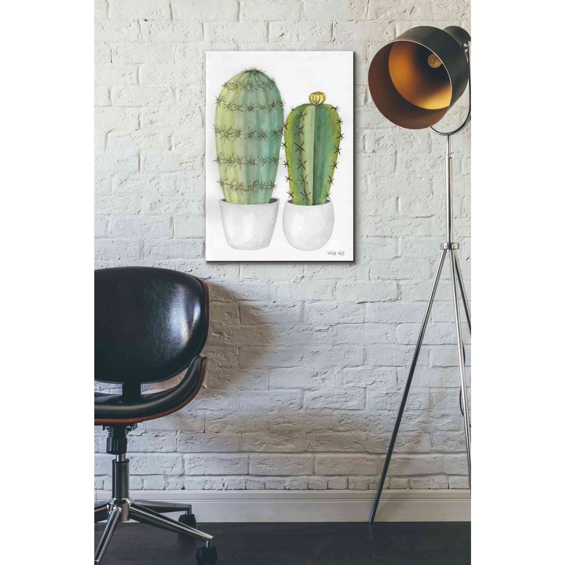 'Cactus Love' by Cindy Jacobs, Canvas Wall Art,18 x 26