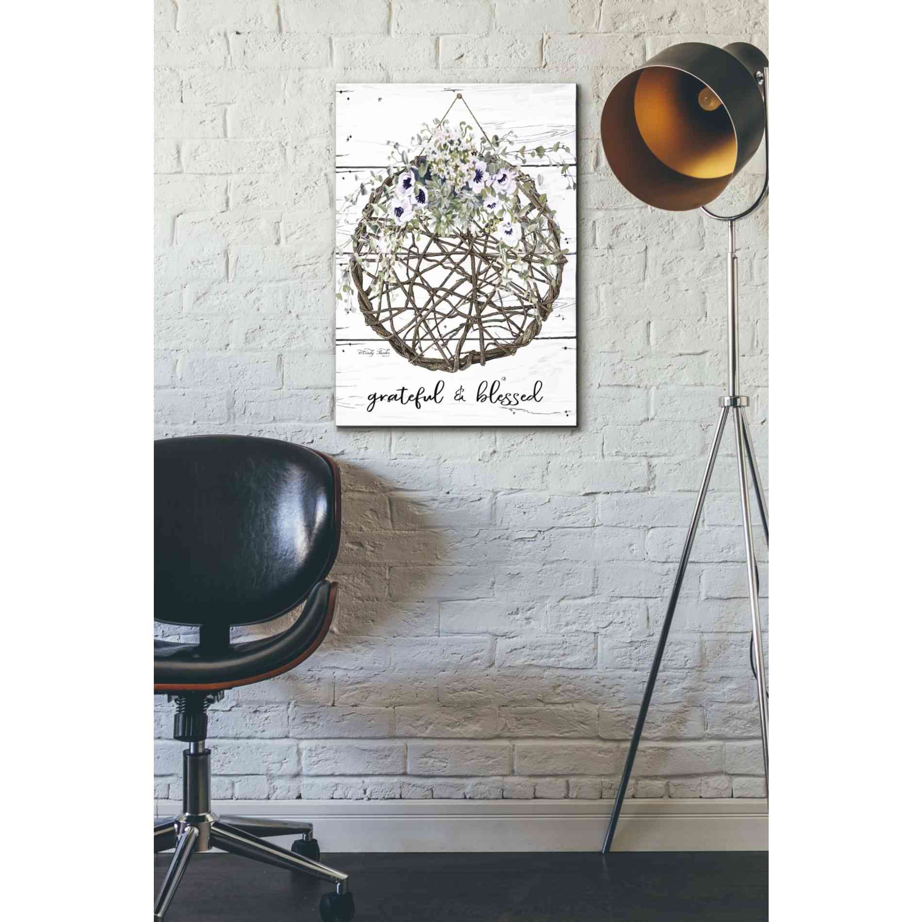 'Grateful & Blessed' by Cindy Jacobs, Giclee Canvas Wall Art