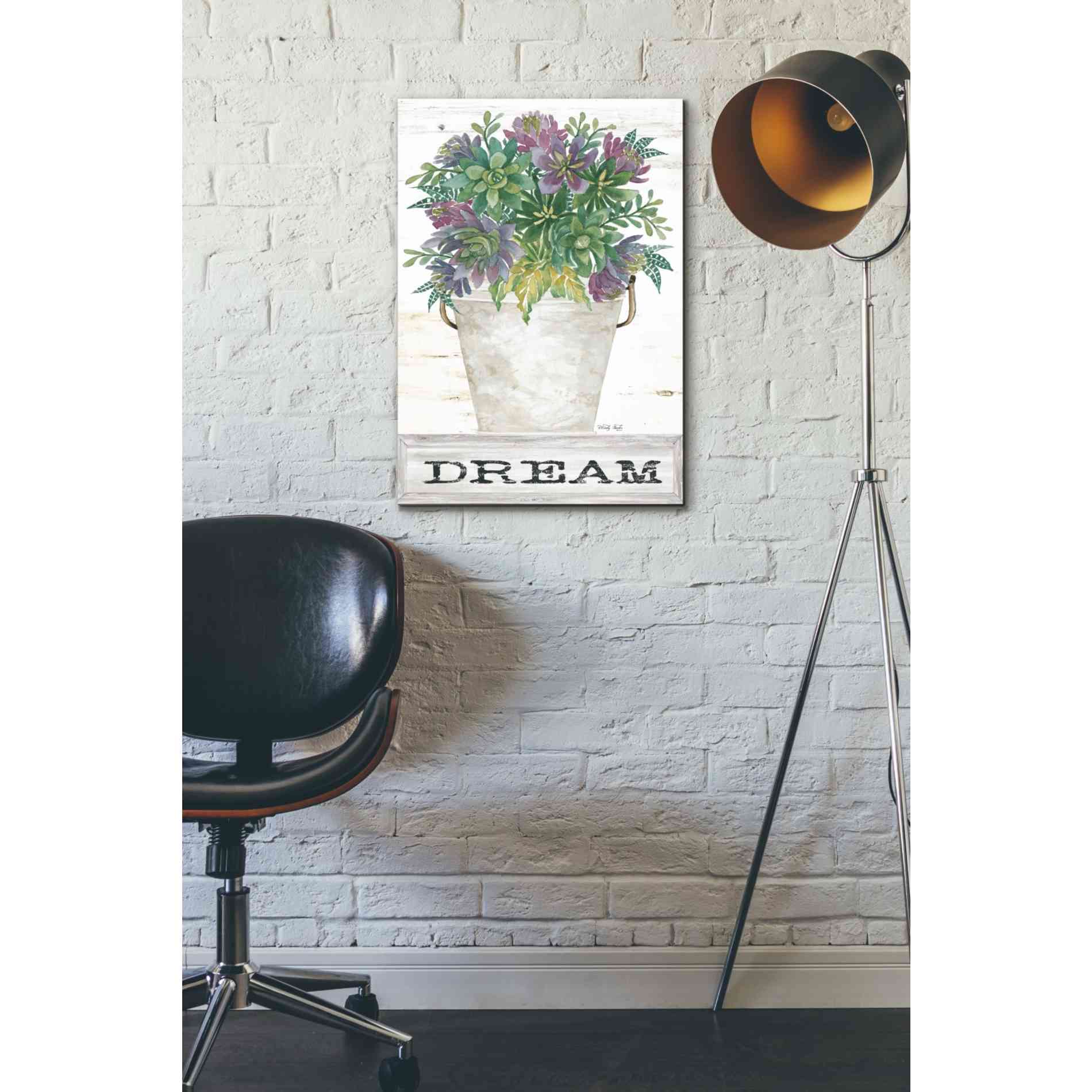 'Dream Succulents' by Cindy Jacobs, Giclee Canvas Wall Art