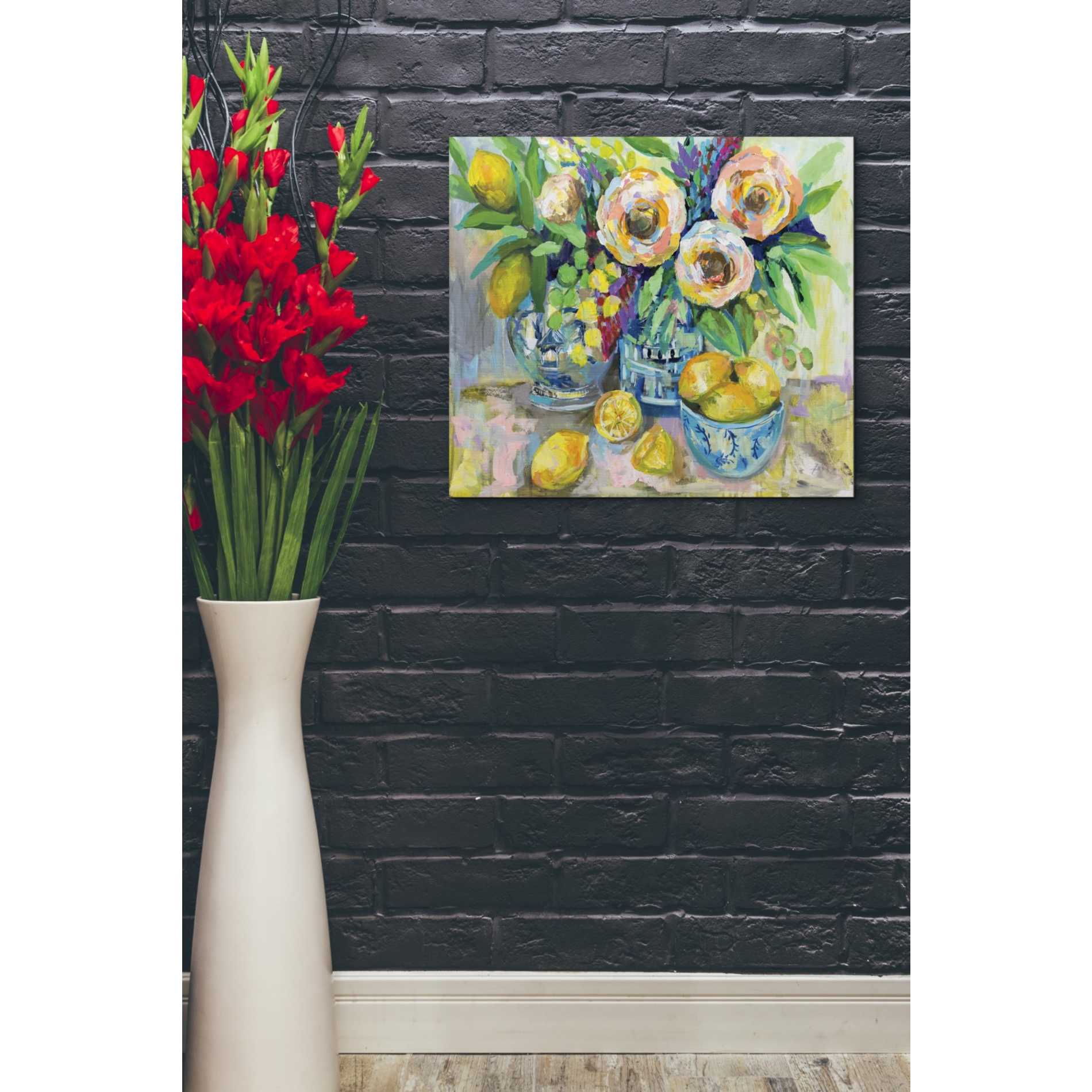 "Afternoon Lemonade" by Jeanette Vertentes, Giclee Canvas Wall Art