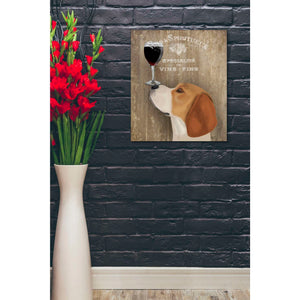 'Dog Au Vin Beagle' by Fab Funky, Giclee Canvas Wall Art