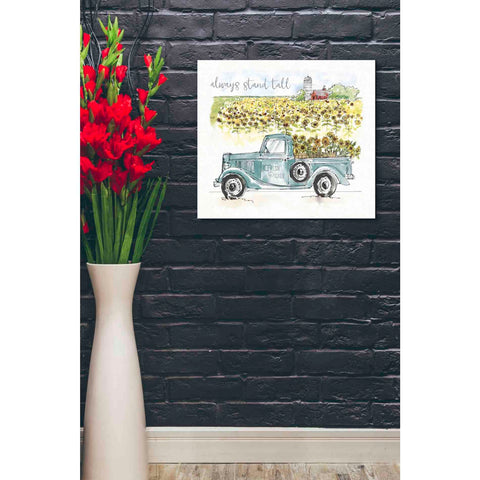 Image of 'Sunflower Fields V' by Anne Tavoletti, Canvas Wall Art,24 x 20