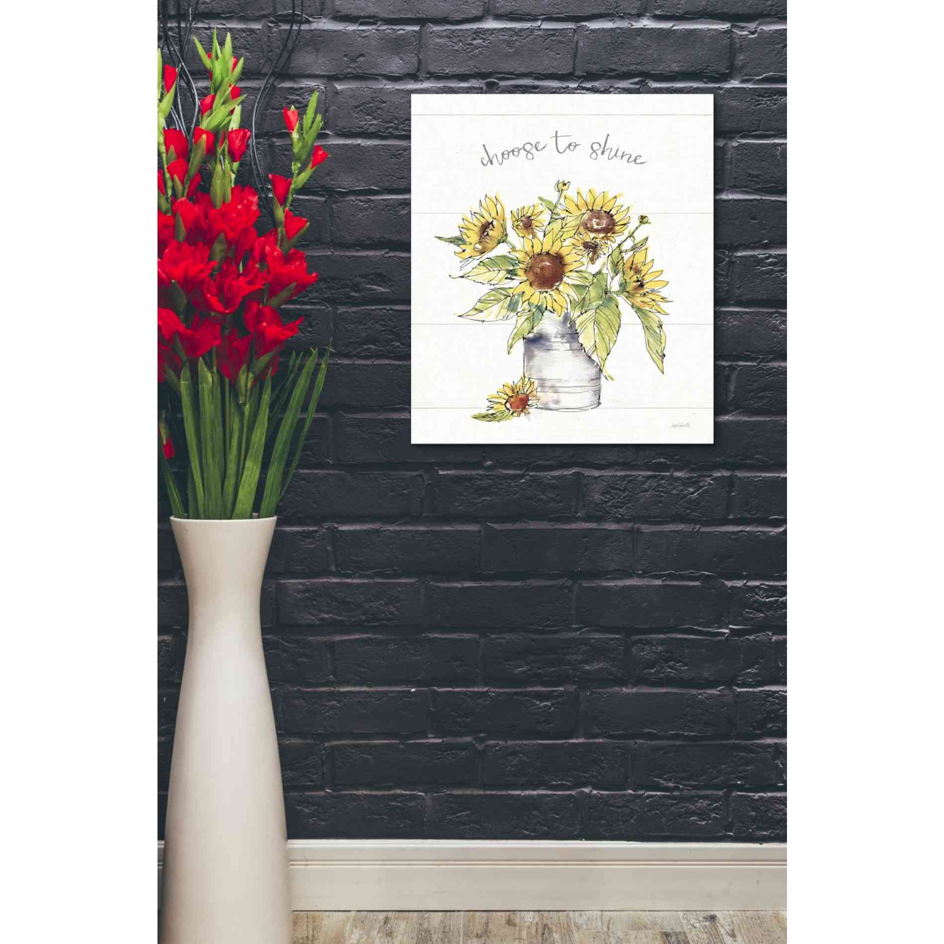 'Sunflower Fields I Crop' by Anne Tavoletti, Canvas Wall Art,20 x 24
