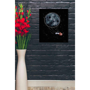 'Moon Hot Air Balloon' by Rachel Nieman, Canvas Wall Art,20 x 24