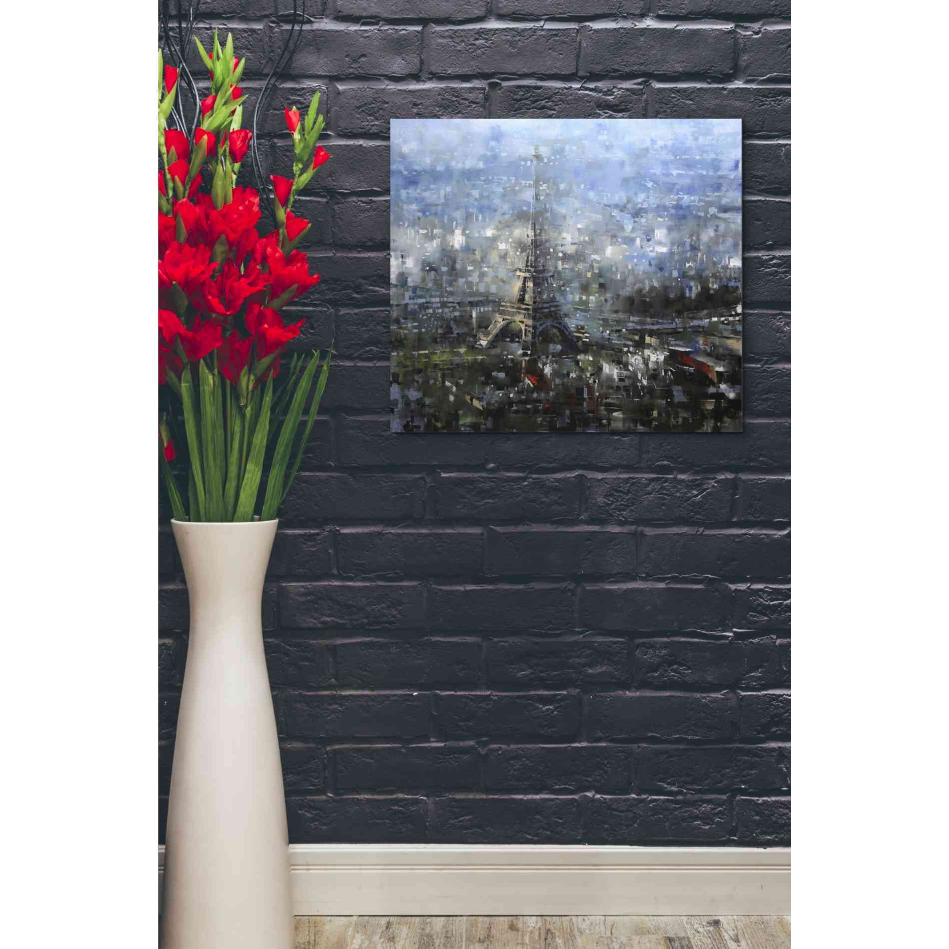 'Blue Paris' by Mark Lague, Canvas Wall Art,24 x 20