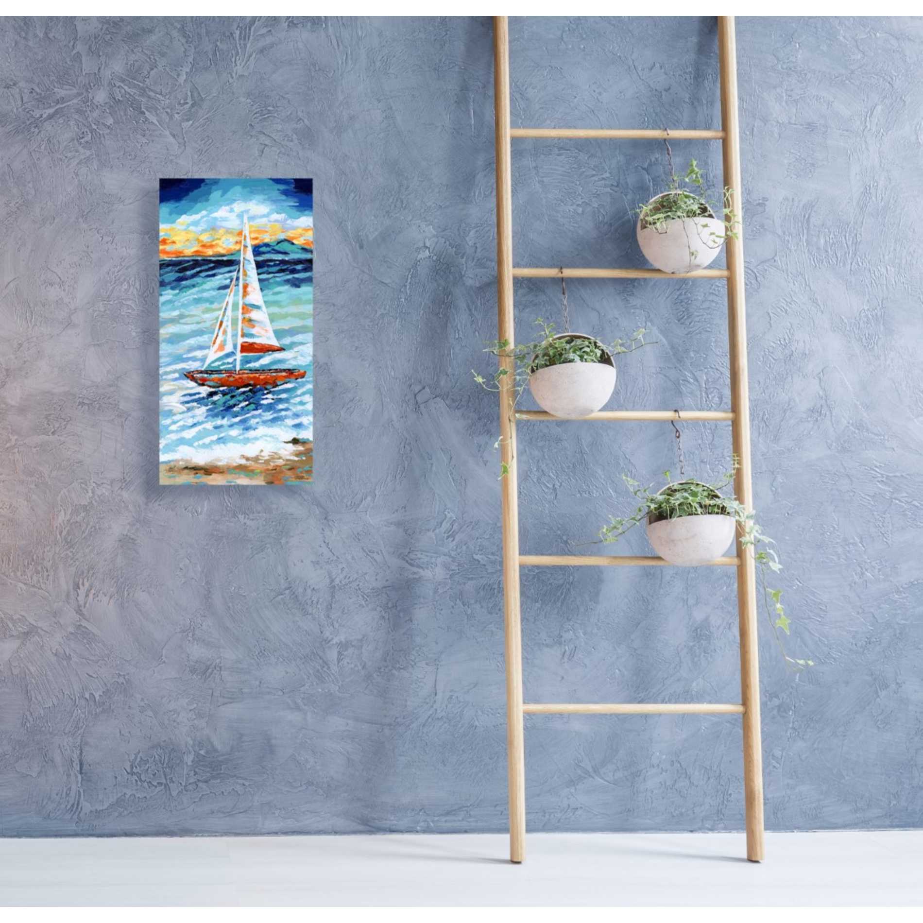 'Wind in my Sail II' by Carolee Vitaletti, Giclee Canvas Wall Art