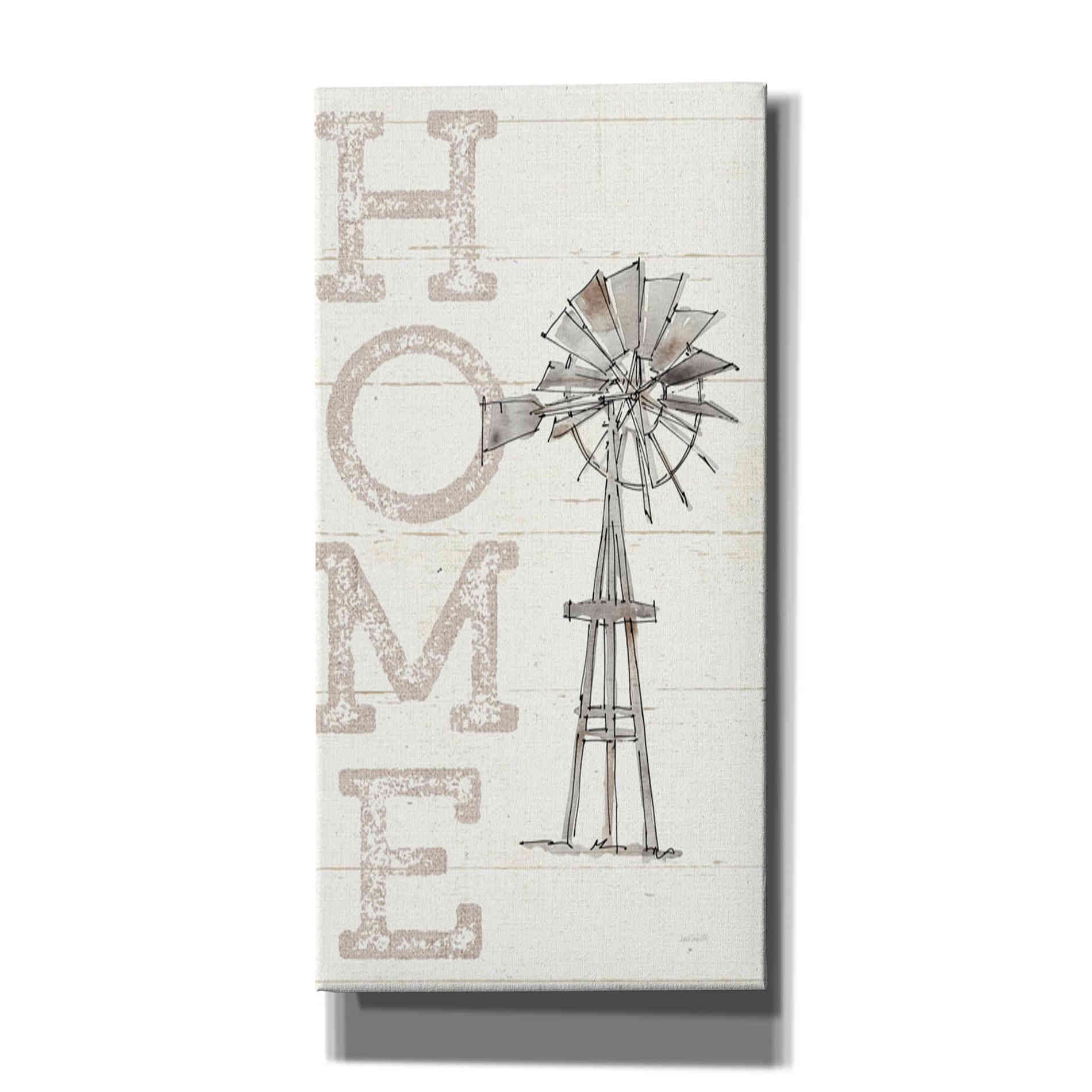 'Farm Memories III Home' by Anne Tavoletti, Canvas Wall Art,20 x 40