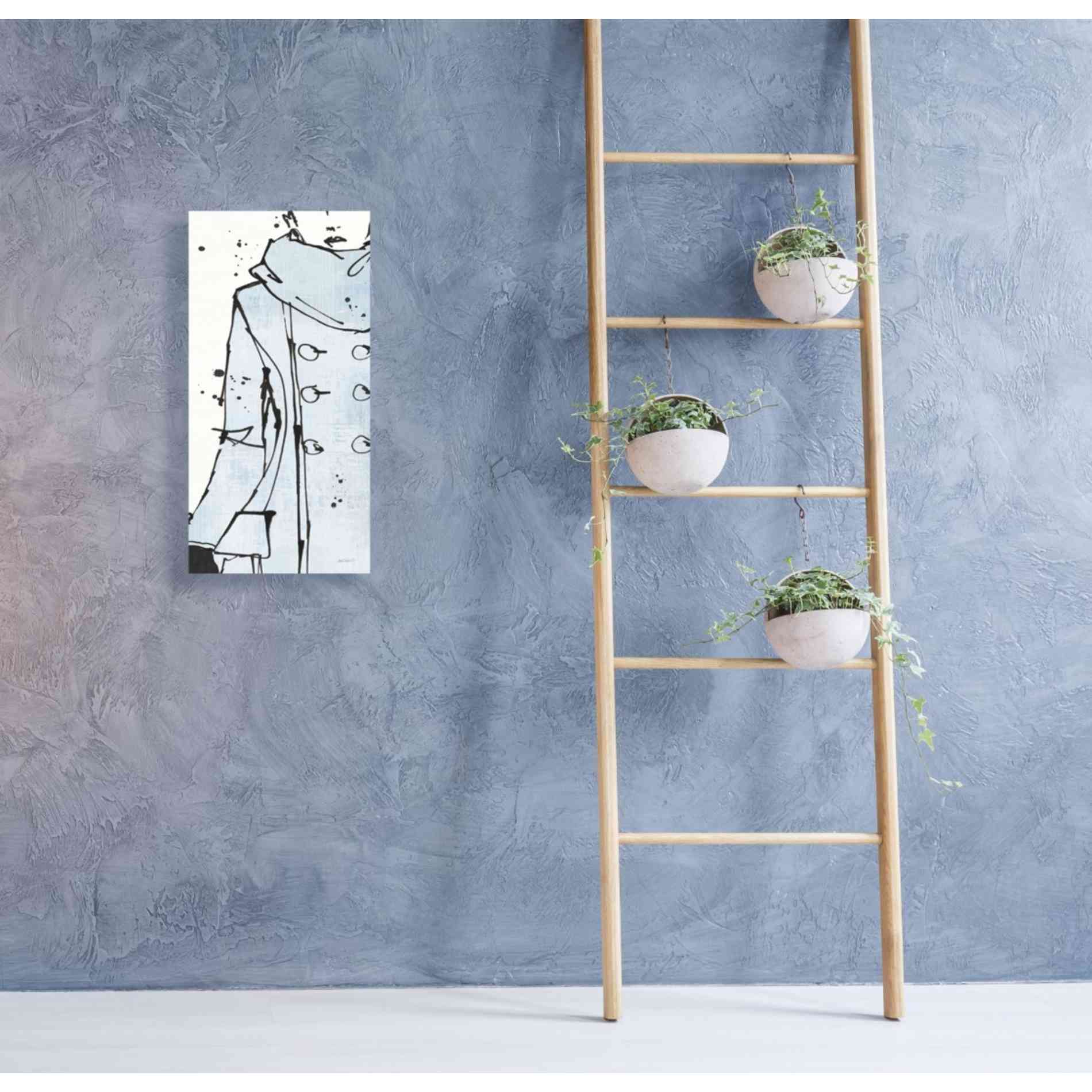 'Fashion Strokes VII Pastel' by Anne Tavoletti, Canvas Wall Art,20 x 40