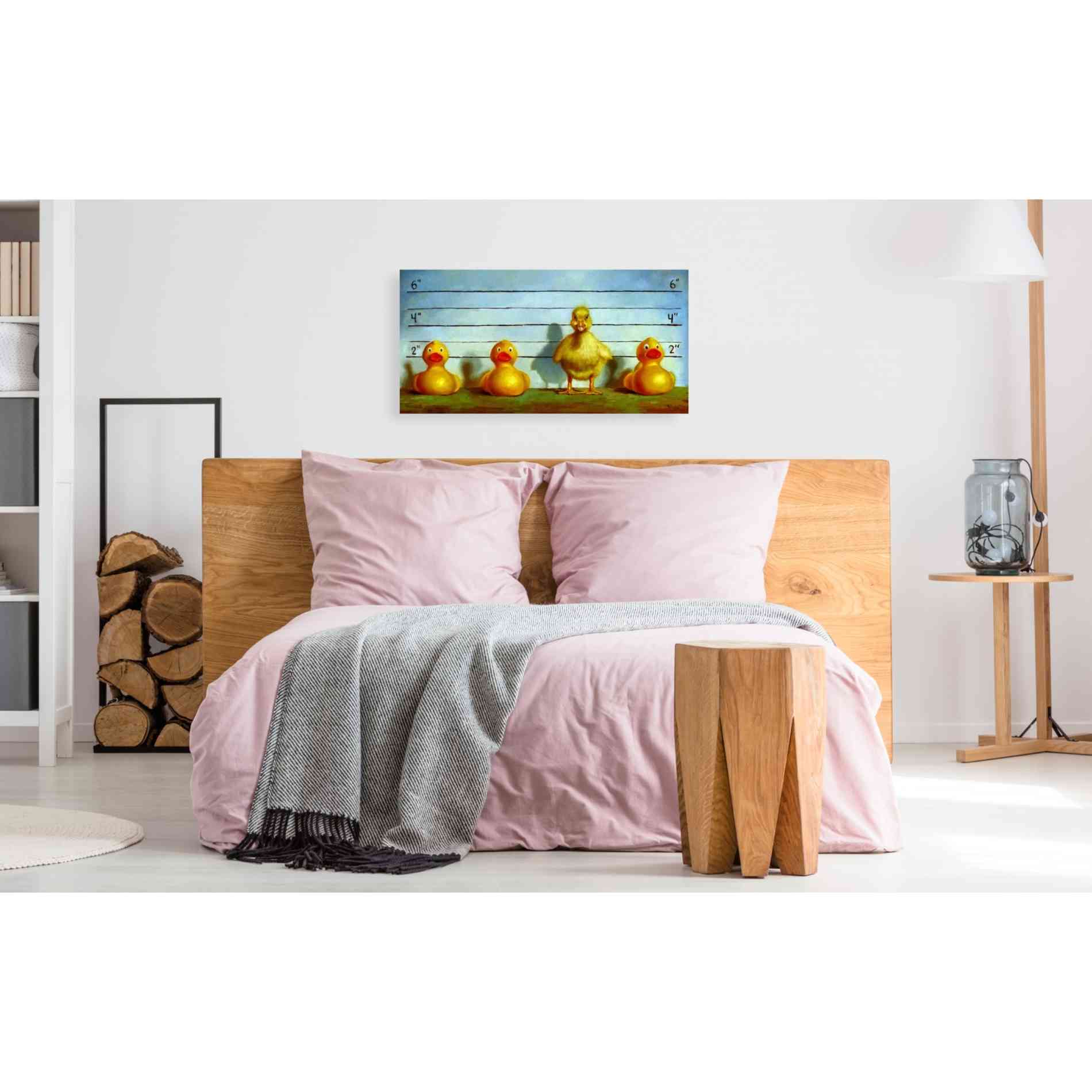 'The Big Lineup' by Lucia Heffernan, Canvas Wall Art,40 x 20