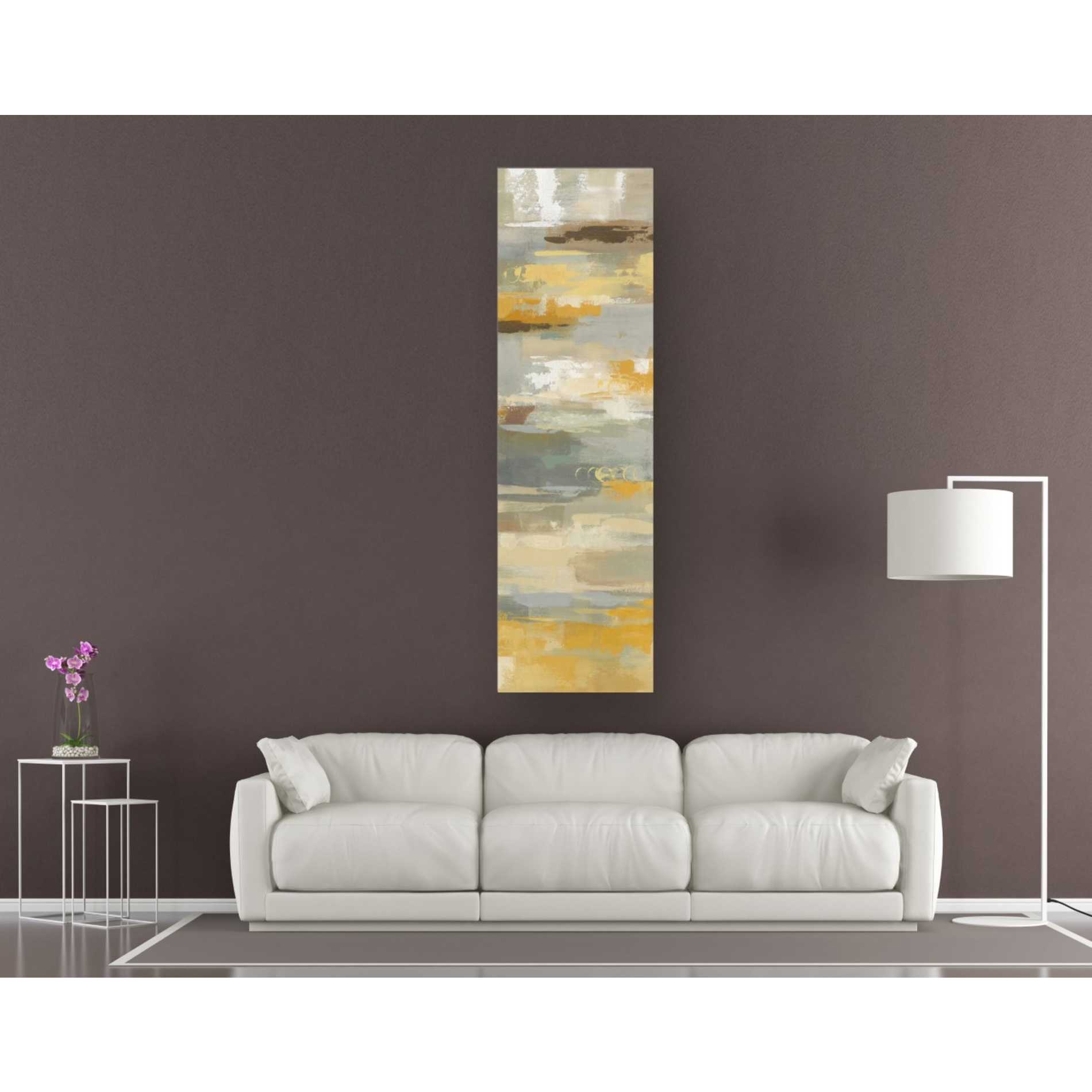 "Earth Abstracts II" by Silvia Vassileva, Canvas Wall Art,20x60